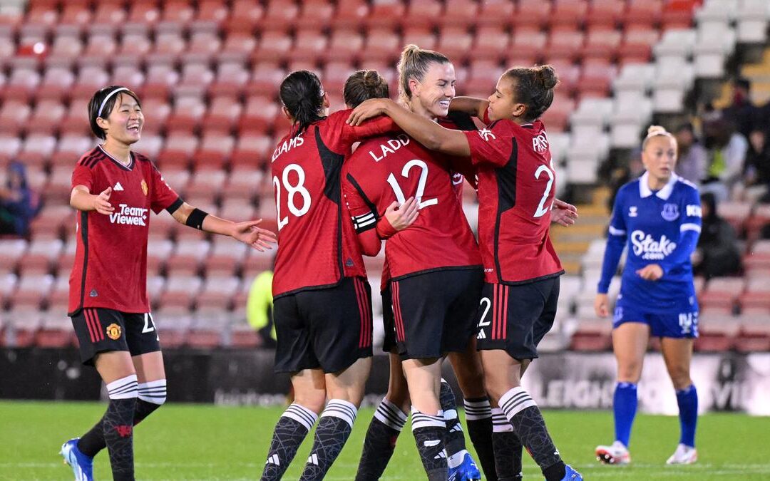 Manchester women’s derby at Old Trafford poised to break attendance record