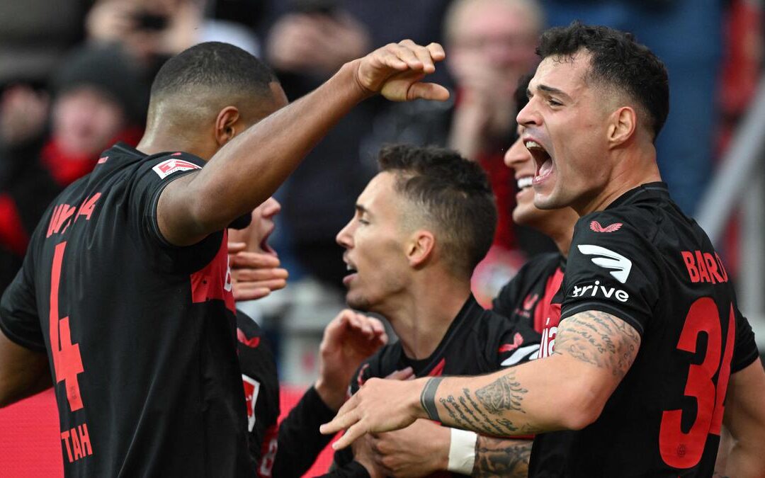 Bundesliga 2023-24: Leverkusen stretch winning run by beating Union 4-0 to reclaim top spot